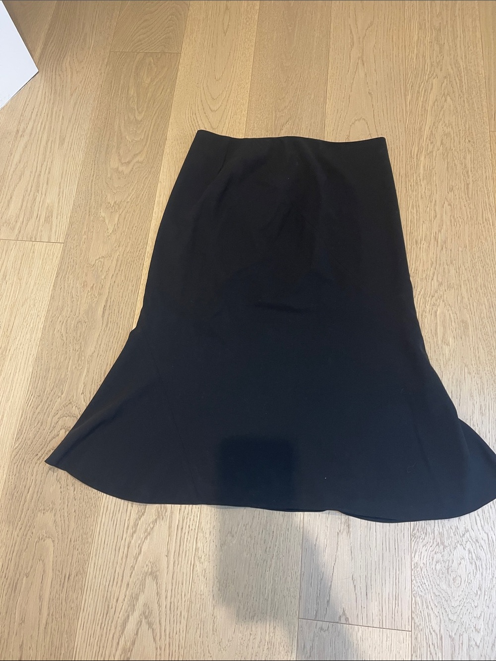 Ralph Lauren Black A-Line Flared Hem Skirt